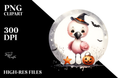 Cute Baby Flamingo on Star, Transparent PNG Product Image 2