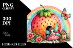 Colorful Fairy Rainbow Bird | Sublimation | Clipart Product Image 1