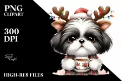 Expressive Baby Shih Tzu, Vibrant PNG Product Image 3