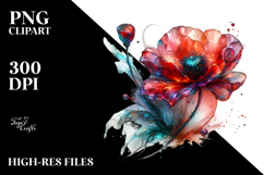 Shiny Poppy Splash Clipart Product Image 2