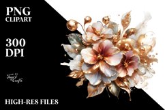 Abstract Shiny Impatiens Material Golden Marble | Product Image 1