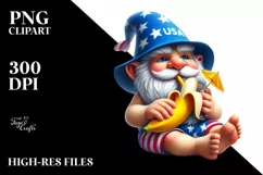 Detailed Digital Painting Pastel Gnome Beach Wear Product Image 1