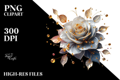 Rose Watercolor Splash PNG Product Image 2