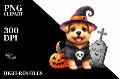 Cute Baby Dog Halloween | Sublimation | Clipart Product Image 3