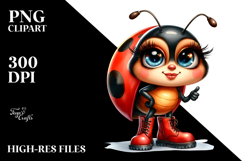Ladybug Watercolor Human Like Product Image 2