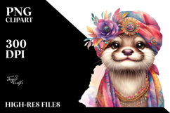 Vibrant Funny Cute Otter Portrait Product Image 2
