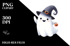 Funny Halloween Ghost | Sublimation | Clipart Product Image 2