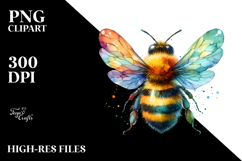 Vibrant Bee Clipart Product Image 2