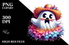 Funny Silly Ghost Rocking a Tutu, PNG Product Image 2