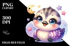 Colorful Baby Canada Goose Smiling | Clipart Product Image 1