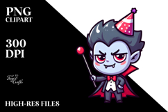 Rolling Goofy Vampire PNG Product Image 2