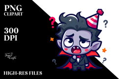 Rolling Goofy Vampire PNG Product Image 2
