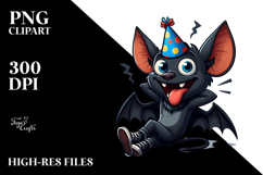 dancing Goofy Bat Excitement PNG Product Image 2