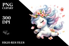 Cute Baby Unicorn | Sublimation | Clipart Product Image 1