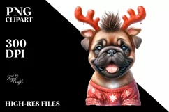 Expressive Baby Bullmastiff, Vibrant PNG Product Image 3