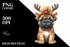 Expressive Baby Bullmastiff, Vibrant PNG Product Image 3