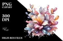 Pastel Freesia Art, Transparent PNG Product Image 2