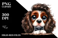 English Springer Spaniel Baby Clipart Product Image 1