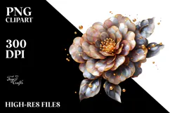 Shiny Camellia Flower PNG Product Image 2