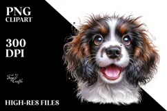 Watercolor Baby English Springer Spaniel, High-Res PNG Product Image 2