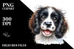 Watercolor Baby English Springer Spaniel, High-Res PNG Product Image 2
