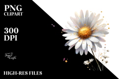 Daisy Watercolor, PNG Product Image 2