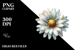 Daisy Watercolor, PNG Product Image 2