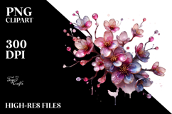Shiny Cherry Blossom | Clipart Product Image 2