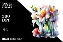 Abstract Freesia | Sublimation | Clipart Product Image 1
