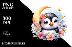 Whimsical Baby Puffin Scene Product Image 3