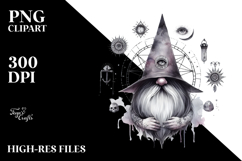 Washed Boho Evil Gnome PNG Product Image 2