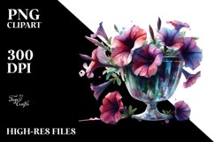 Abstract Petunia | Sublimation | Clipart Product Image 1