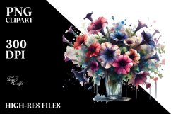 Abstract Petunia | Sublimation | Clipart Product Image 1