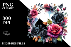 Vibrant Abstract Wreath | Clipart Product Image 2