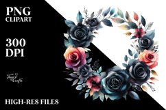 Vibrant Abstract Wreath | Clipart Product Image 2