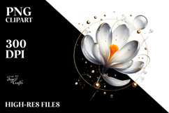 Abstract Crocus, High-Res PNG Product Image 2