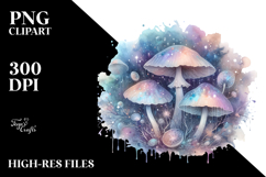 Glossy Mystical Mushroom PNG Product Image 2