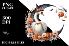 Swan Halloween Moon PNG Product Image 2
