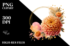 Marigold with Golden Insertions PNG Product Image 2