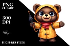 Watercolor Bear Dressed for Halloween Product Image 3
