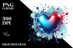 Glossy Heart PNG Product Image 2