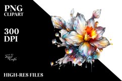 Shiny Narcissus Clipart Product Image 1