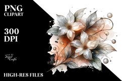 Floral Watercolor Abstract Clipart Product Image 3