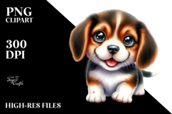 Adorable Beagle Puppy, Transparent PNG Product Image 2