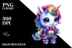 Cute Baby Unicorn PNG Product Image 2