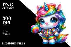 Cute Baby Unicorn PNG Product Image 2