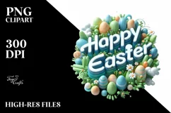 Easter Clipart |T-shirt, Mug, Tumbler Product Image 1
