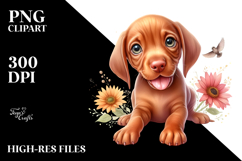 Baby Vizsla, PNG Product Image 2