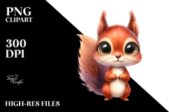 Expressive Squirrel Clipart Product Image 2