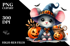 Baby Mouse Halloween Clipart Product Image 2